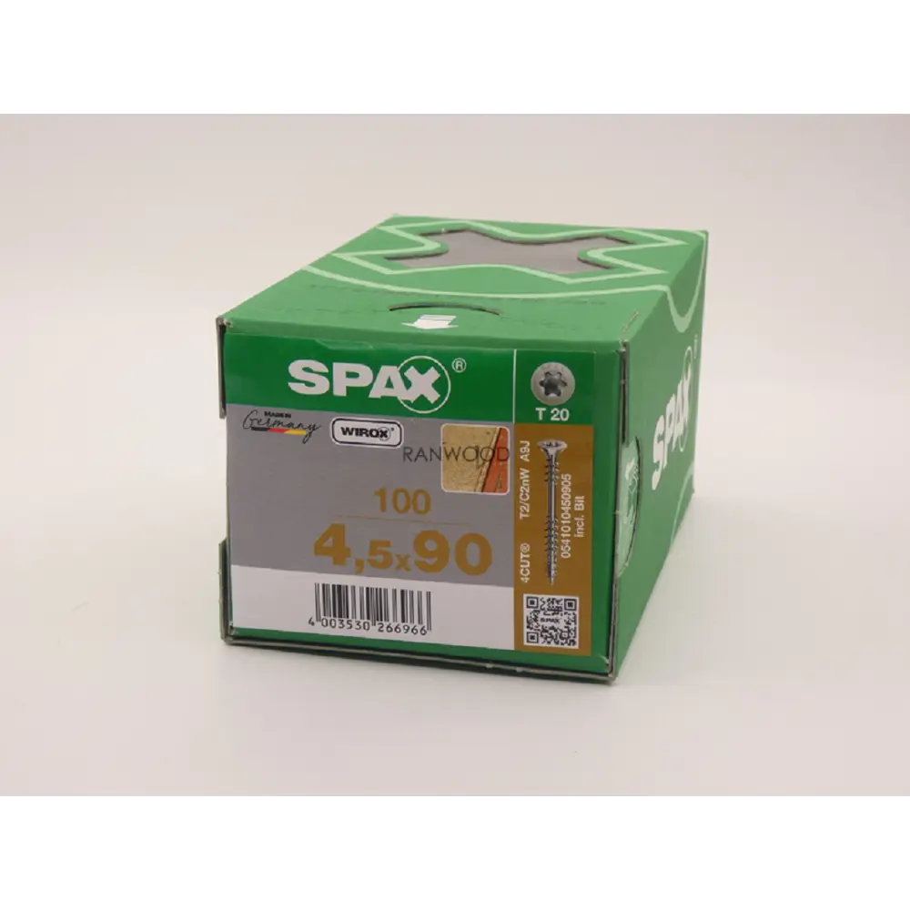 Саморезы для OSB МДФ ДСП фанеры Spax 4.5x90 (100 шт)