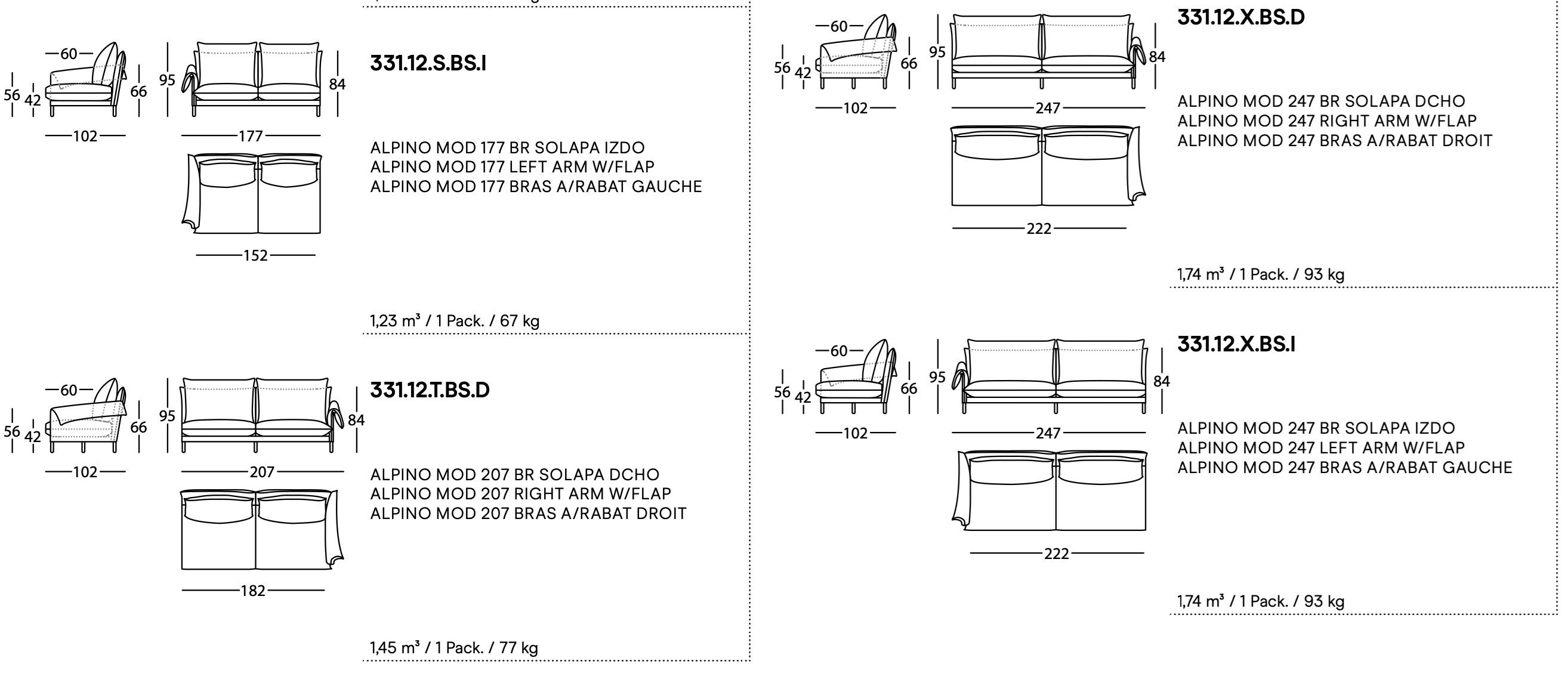Диван с полуостровом SANCAL Альпийский ARCH-00149296 - Вид №8
