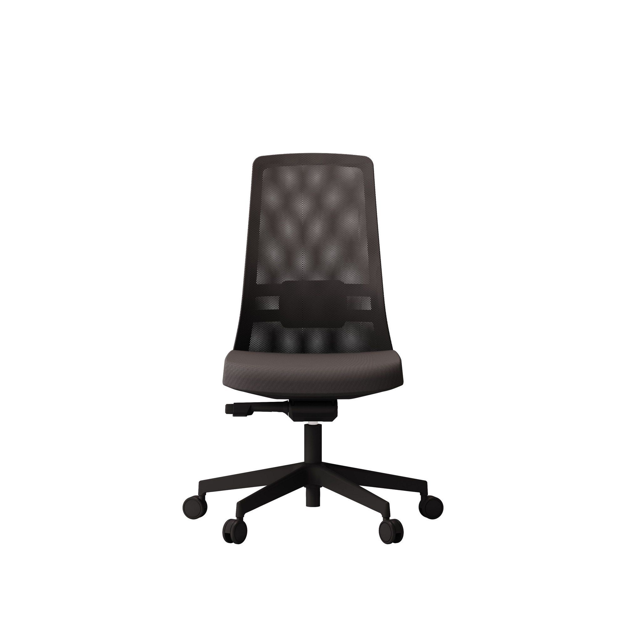 Тканевый регулируемый по высоте рабочий офисный стул с колесами Las Mobili обзор ARCH-00058003 - Вид №6