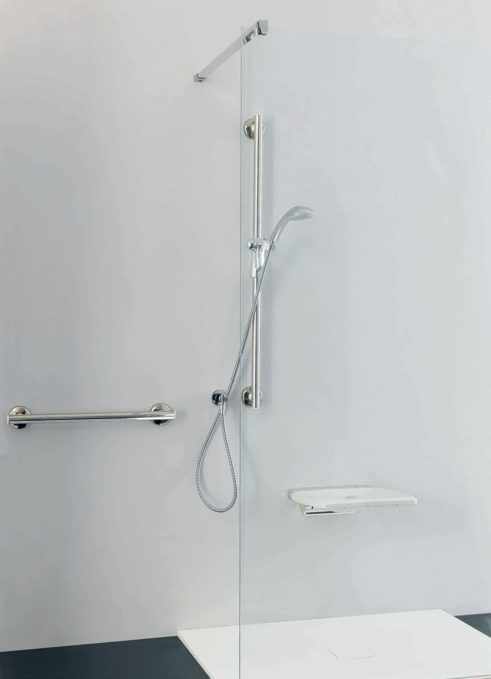Нержавеющая сталь фиксированная вертикальная ванная комната ручка для душа Ponte Giulio Prestigio ARCH-00144956 - Вид №1