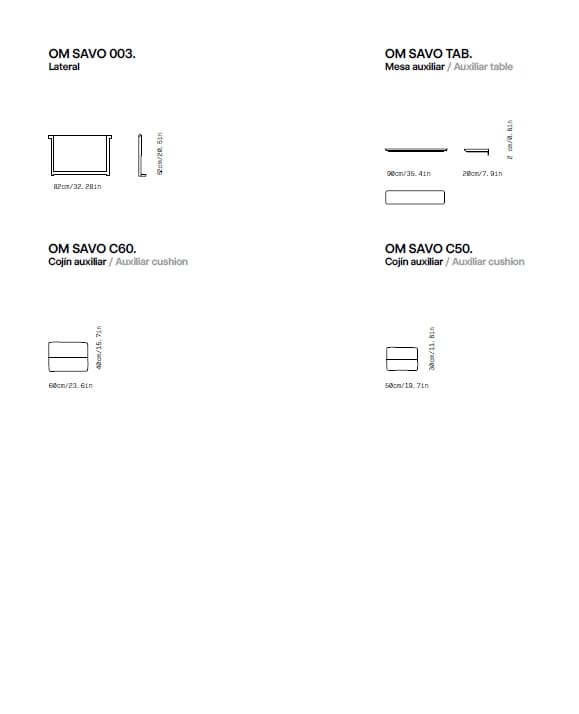 Модульный тканевый диван Omelette Editions Savoye ARCH-00126393 - Вид №10