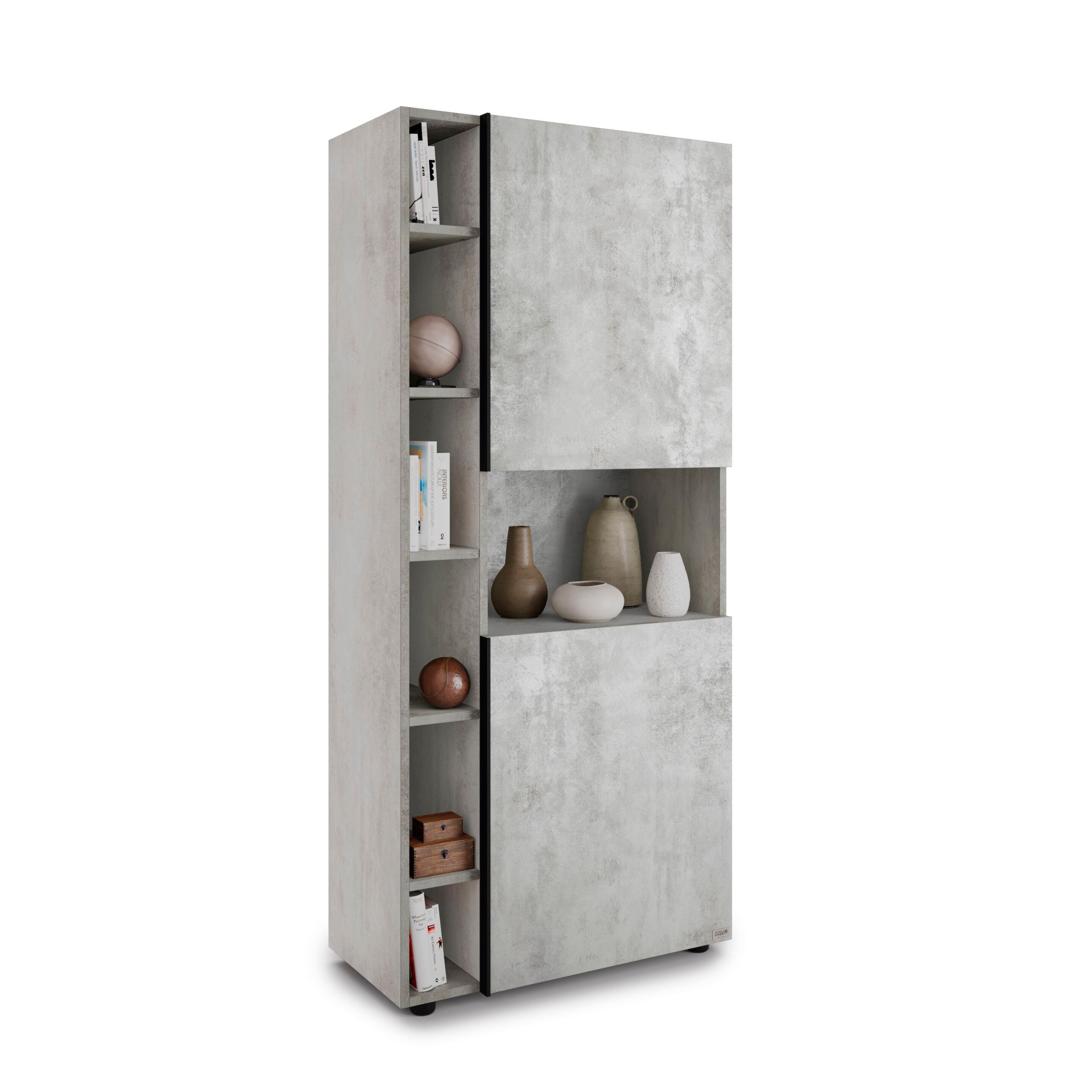 Настенный книжный шкаф из меламинированного материала Mobili Fiver ROMINA ARCH-00138664 - Вид №10