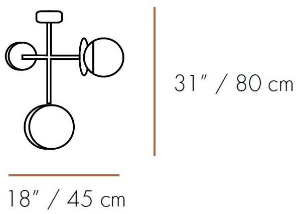 UTU Soulful Lighting Настенный светильник из металла с фиксированным кронштейном Monaco Santreyd sun-id-1364746 - Вид №2
