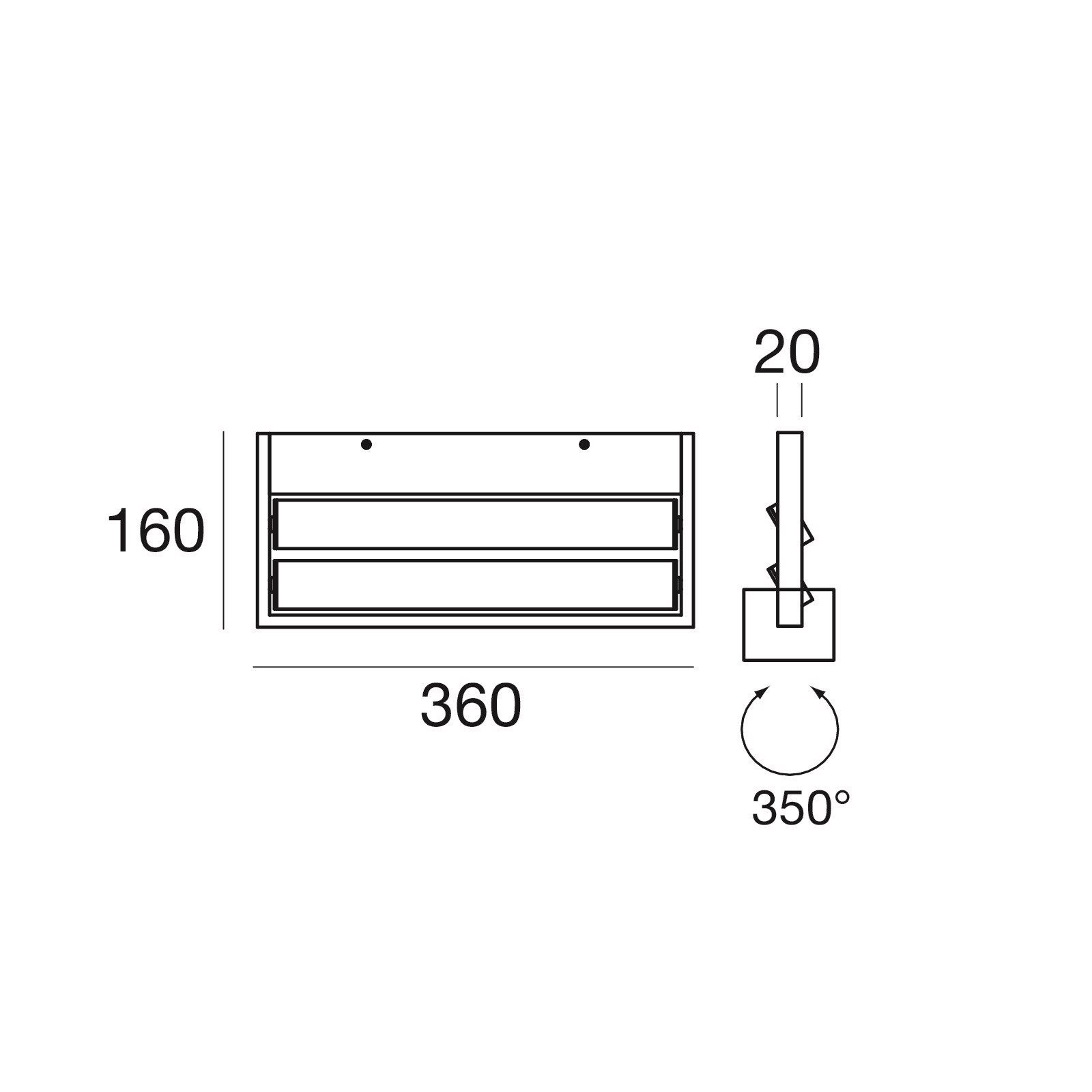 Алюминиевый регулируемый светодиодный настенный светильник Stilnovo Планшет ARCH-00036353 - Вид №14