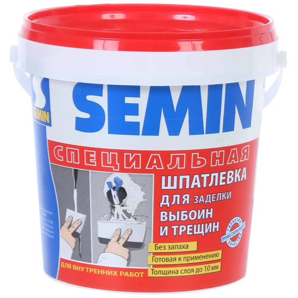 Шпатлевка для выбоин трещин Semin 1.5 кг STLM-2041051