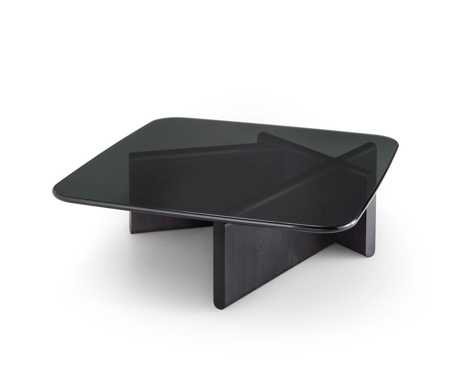 Журнальный столик из дерева и стекла FIAM ITALIA TYPE ARCH-00021183 - Вид №1