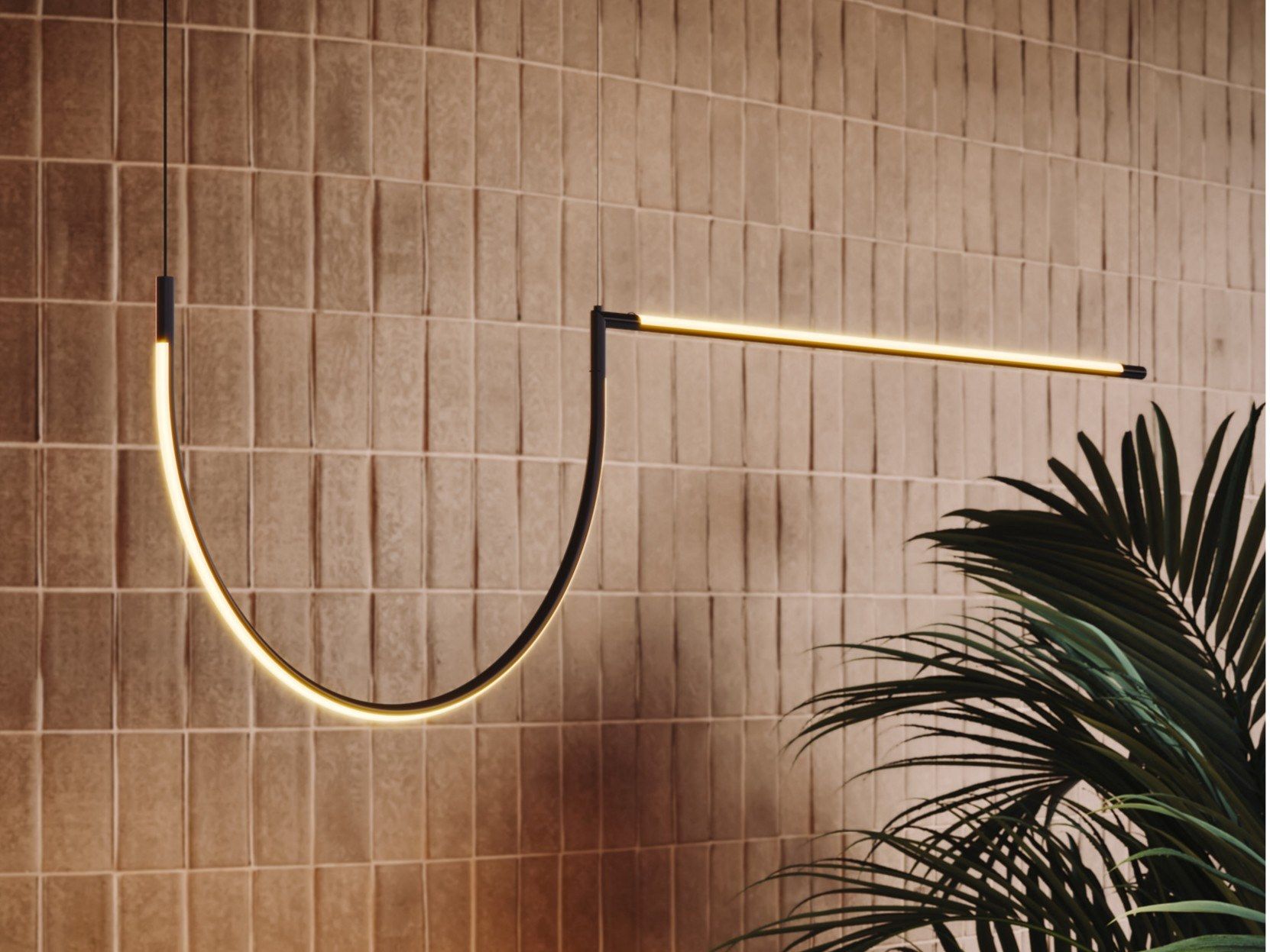 Алюминиевый светодиодный подвесной светильник LedsC4 Tubs ARCH-00067280