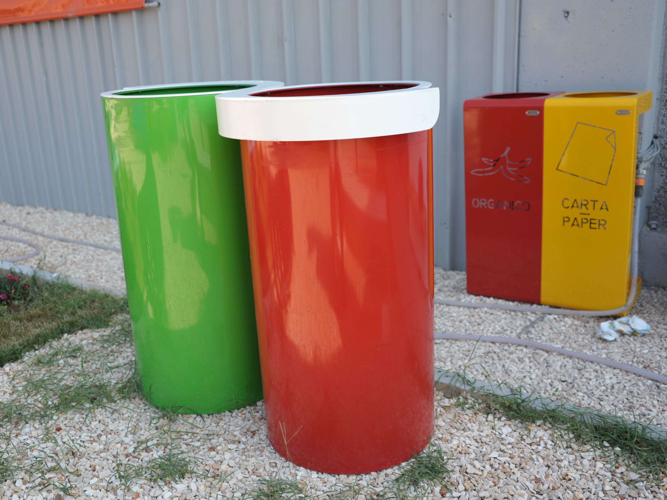 Оцинкованная стальная мусорная корзина для мусора Viscio Urban Design ESSE-O ARCH-00037209 - Вид №1