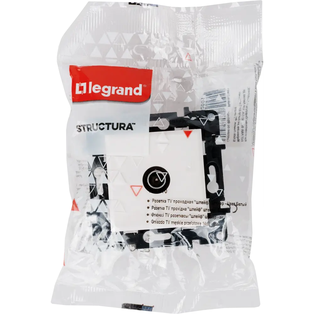 Проходная ТВ-розетка Legrand Structura для шлейфового подключения 82064692 STLM-0018676 - Вид №4
