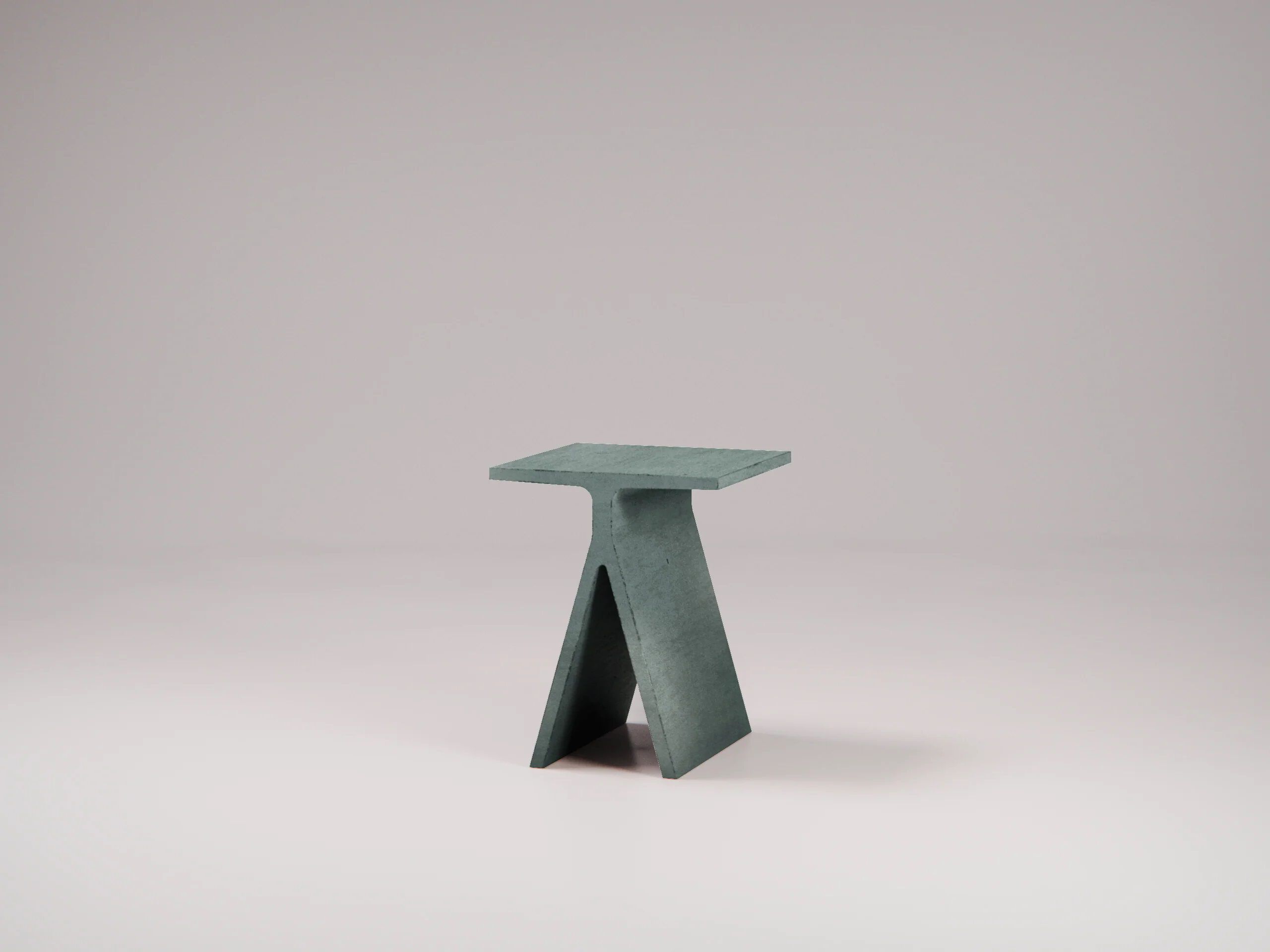 Прямоугольный бетонный журнальный столик Forma&Cemento Abecedario ARCH-00076802 - Вид №9