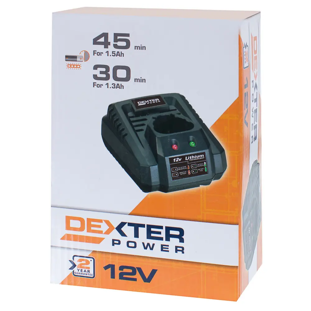 Зарядное устройство Dexter, Li-ion, 12 В DEXTER POWER STLM-2119691 - Вид №3