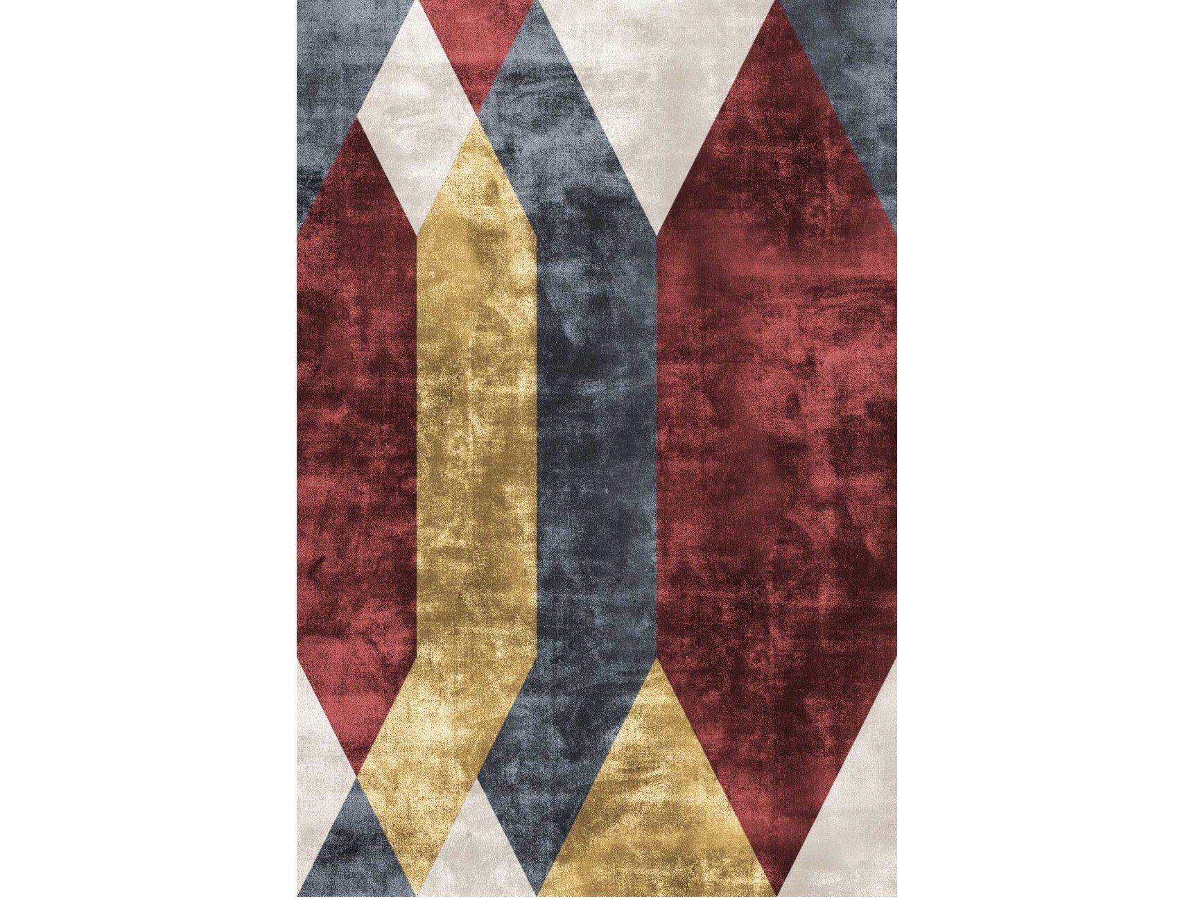 Ковер ручной работы из бамбукового волокна Sirecom Tappeti композиции ARCH-00148245 - Вид №1