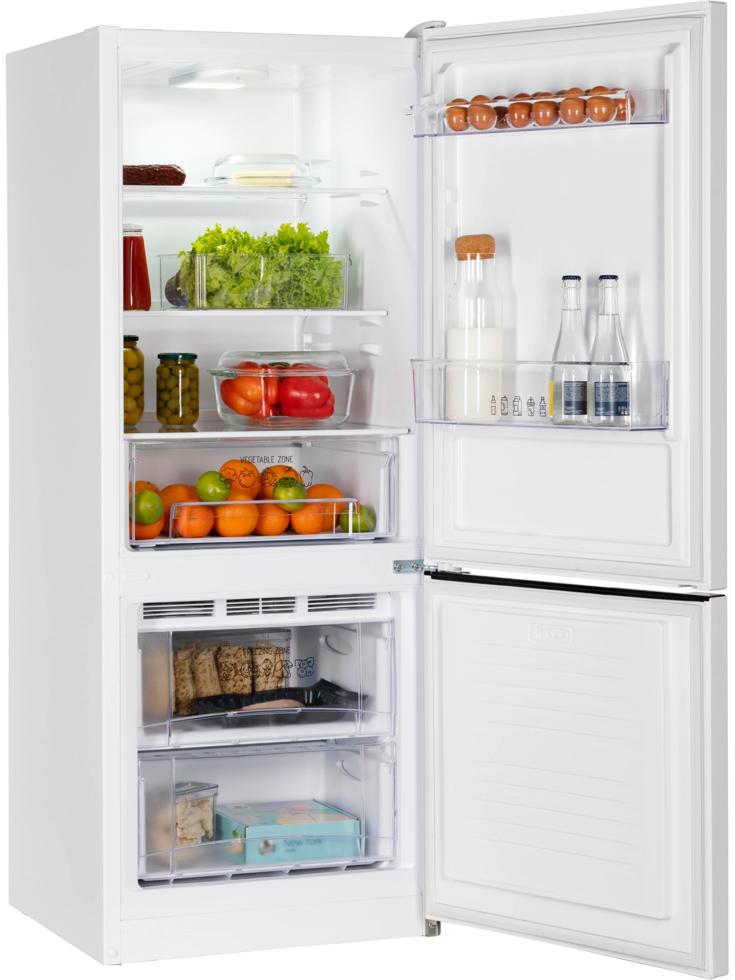 9291848 Холодильник с морозильником   NORD NRB 121 W белый STDN-0003391 - Вид №1