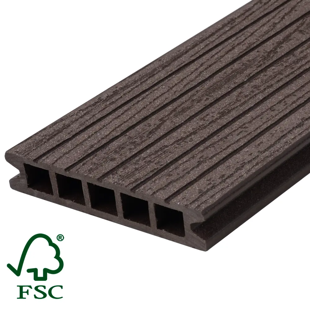 Террасная доска ДПК MultiDeck цвет Венге 3000x150x27 мм вельвет 0.45 м² МУЛЬТИДЕК STLM-2094155 - Вид №12