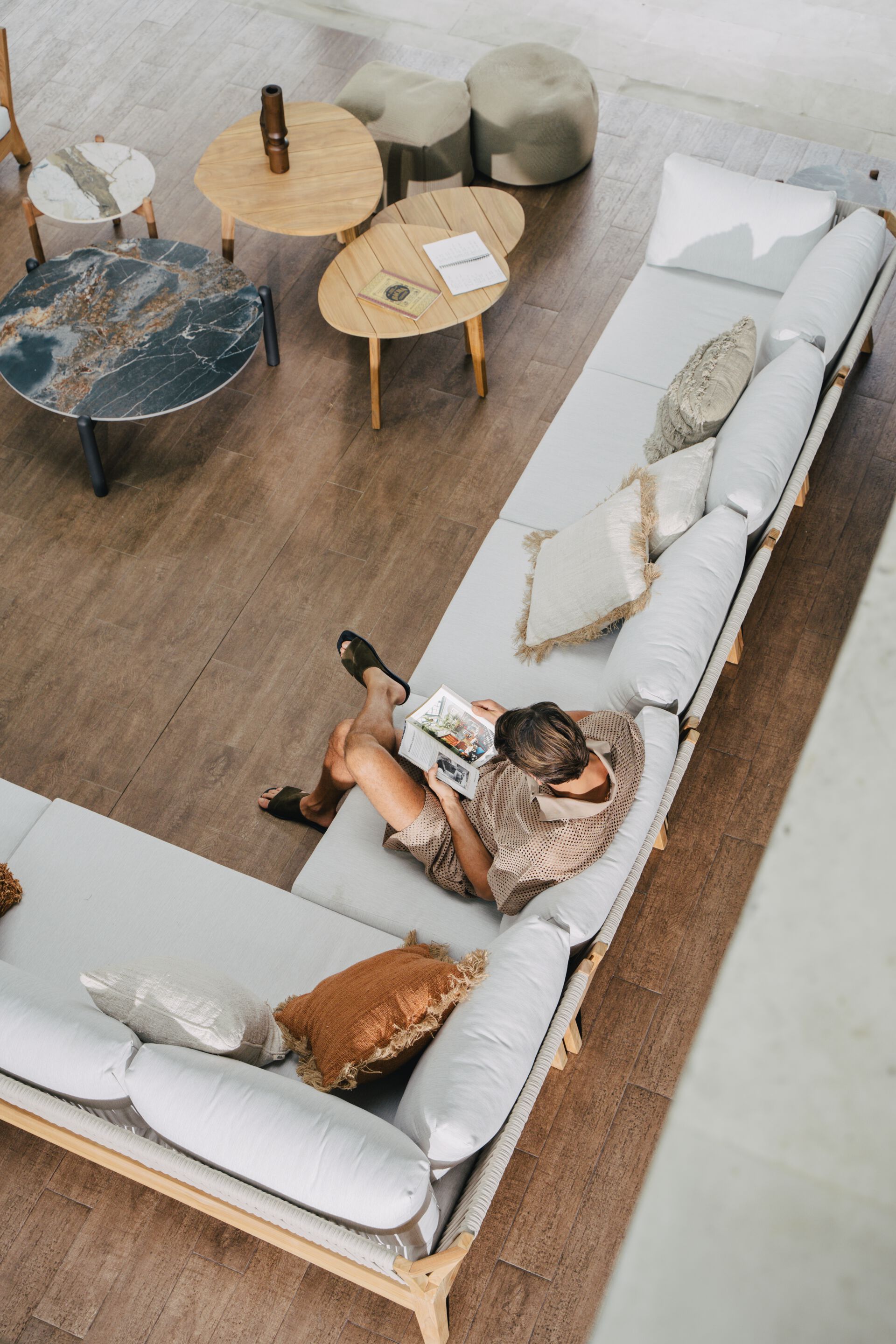 Угловое садовое кресло из ткани cbdesign Vienna Modular ARCH-00115522 - Вид №5