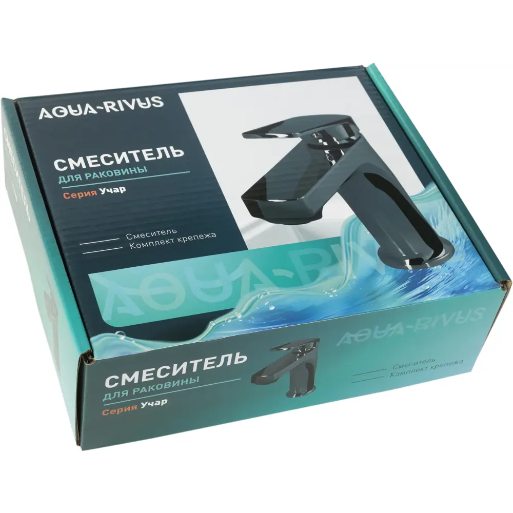 Смеситель для раковины Aqua-Rivus AR-2021c-b черный матовый 89392678 STLM-1563556 - Вид №6