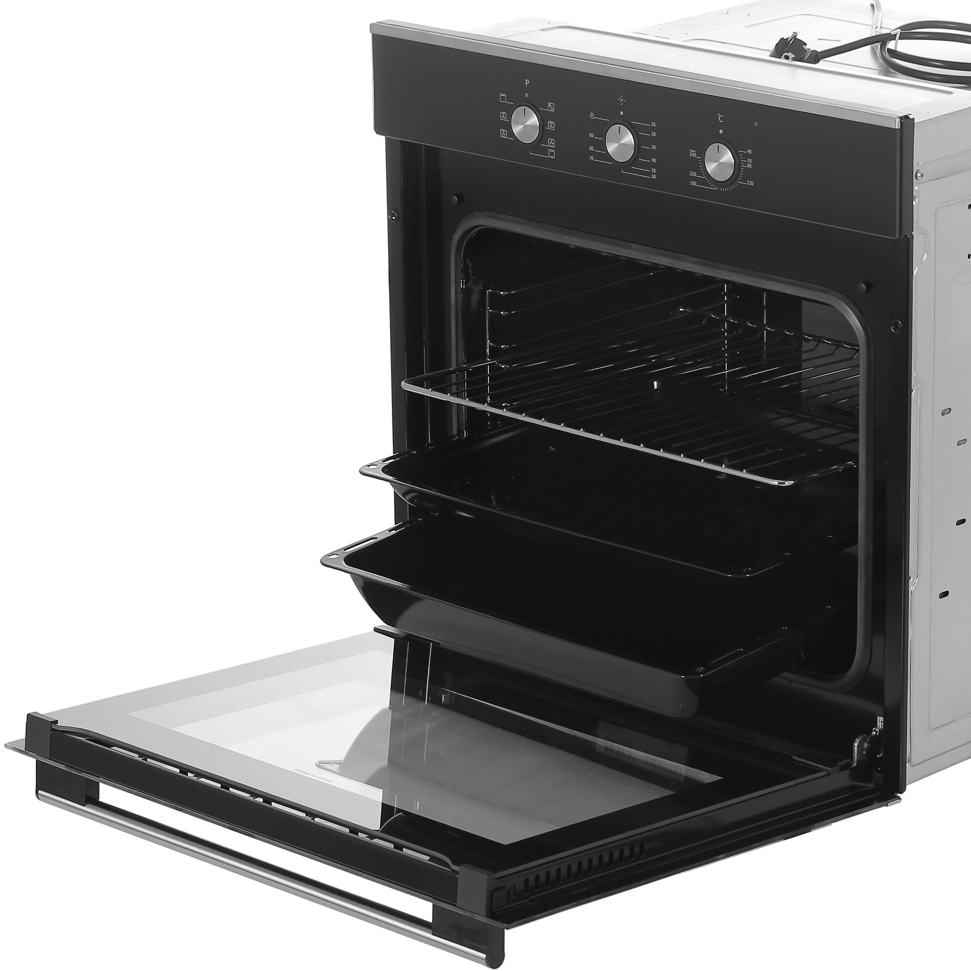 5327366 Электрический духовой шкаф Korting OKB 370 CMX черный STDN-0076915 - Вид №5