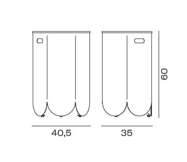 Высокий шестиугольный стол из листового металла Vergés Atay ARCH-00128612 - Вид №1