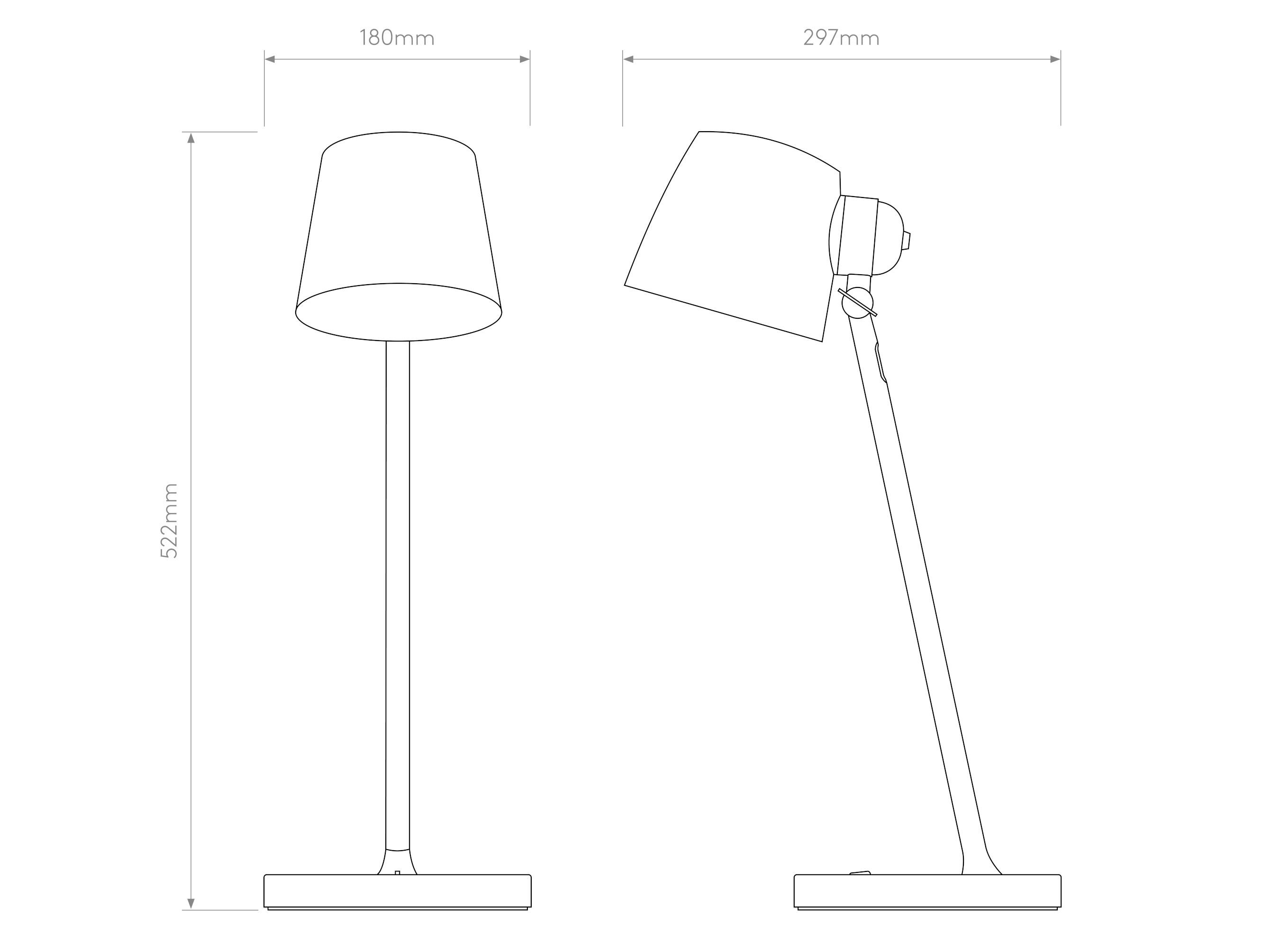 Цинк LED настольная лампа Astro Lighting Imari ARCH-00071668 - Вид №14