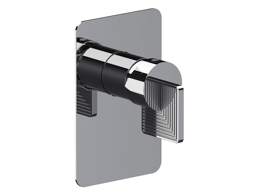 Однорычажный смеситель для душа с пластиной Daniel Rubinetterie Stellar ARCH-00093499