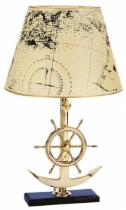 Caroti Настольная лампа из латуни с фиксированным кронштейном Atlante 3012