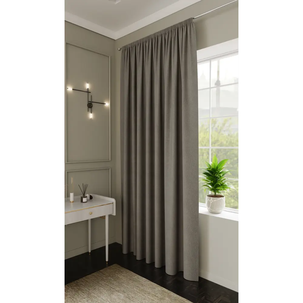 Штора на ленте Senso 200x280 см цвет коричневый MIAMOZA STLM-2155614 - Вид №6