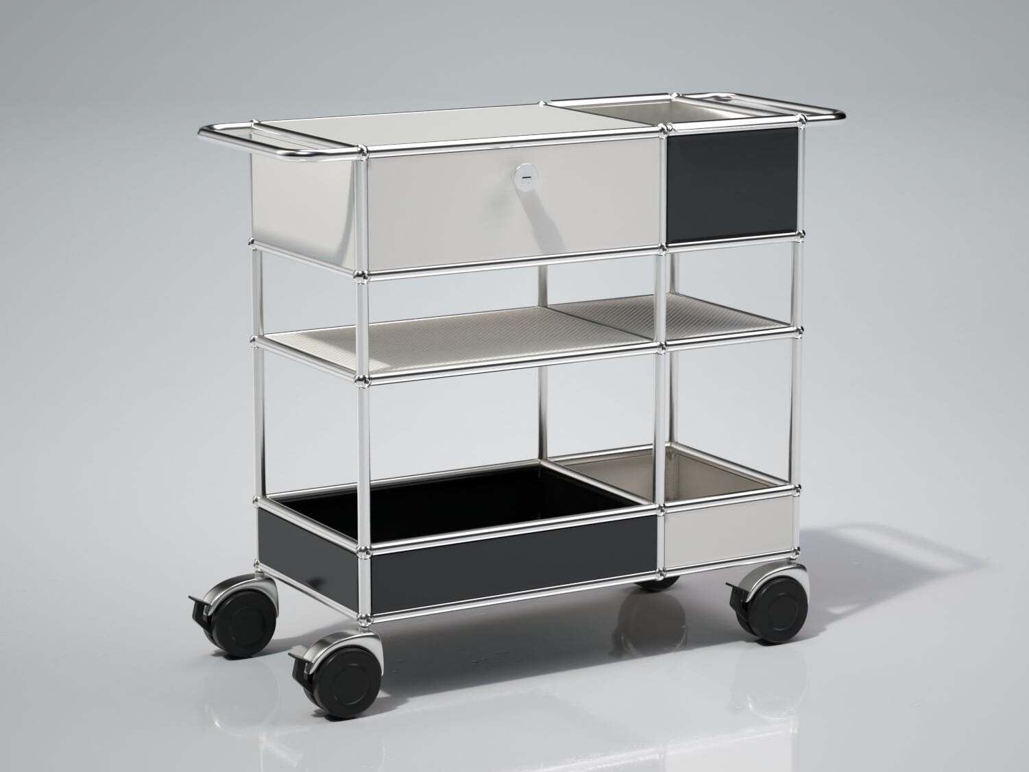 Стальная барная тележка USM TESSELLATE ARCH-00038694 - Вид №1