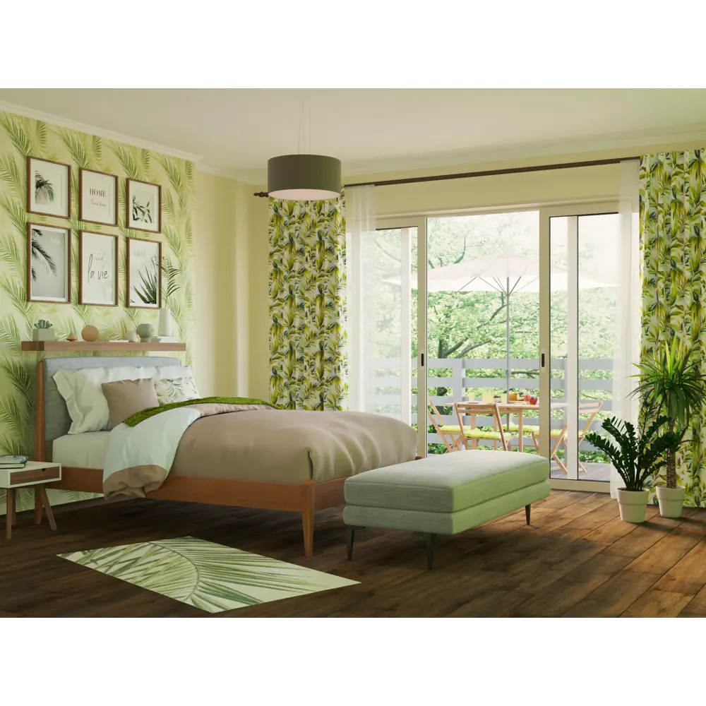 Обои флизелиновые Inspire жёлтые 1.06 м 636888 CAROLYN STLM-2057871 - Вид №5