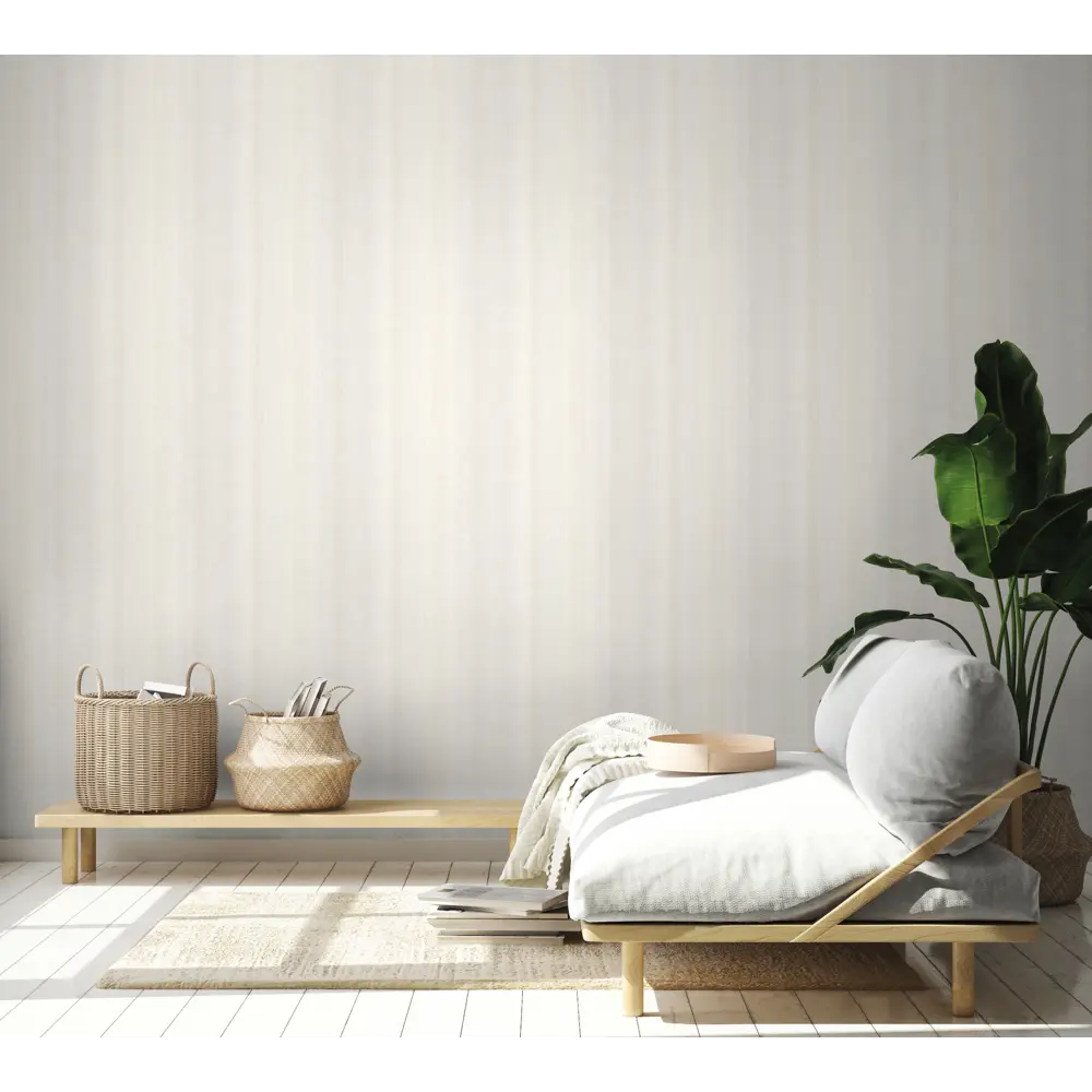 Обои флизелиновые Inspire Trendy белые 1.06 м Cream 5 STLM-2186084 - Вид №2