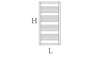 Полотенцесушитель из нержавеющей стали Caleido ARCH-00132708 - Вид №5