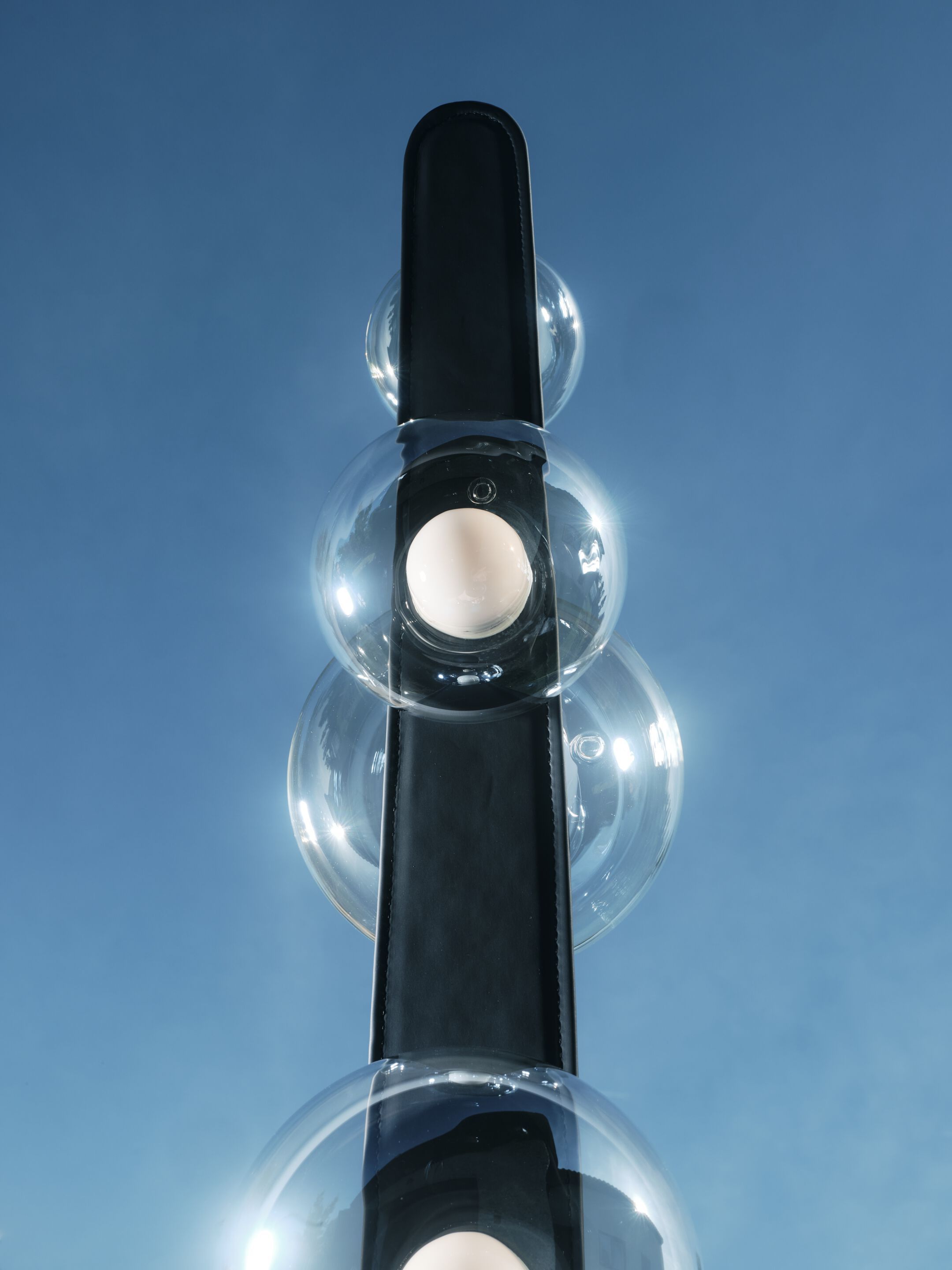 Светодиодный торшер из веганской кожи и выдувного хрусталя bomma Dew Drops ARCH-00062435 - Вид №10