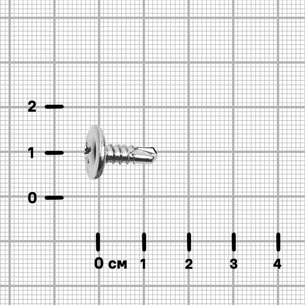 Саморезы STANDERS с пресс-шайбой оцинкованные 4.2x13 мм (1 кг) 89213081 STLM-1396465 - Вид №2