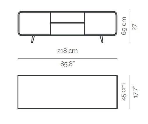 Деревянный шкаф с распашными дверями OTQ CÀSCIA ARCH-00096177 - Вид №9