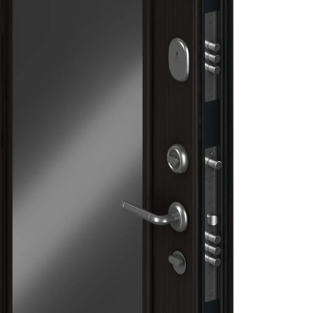 Дверь входная металлическая Премиум New 88x205 см левая венге с зеркалом DOORHAN STLM-2024133 - Вид №4
