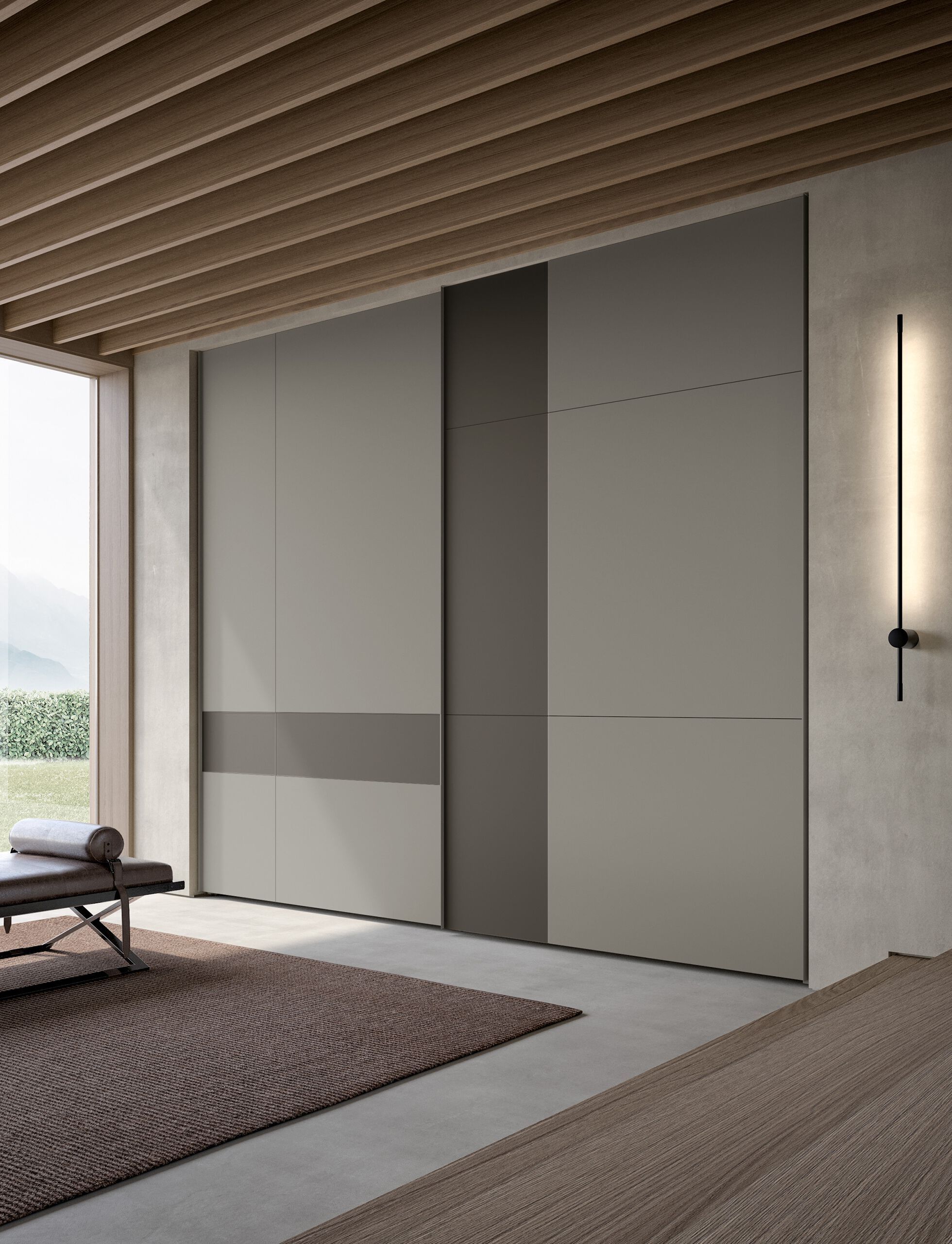 Деревянный шкаф с раздвижными дверями Adok ателье ARCH-00019932