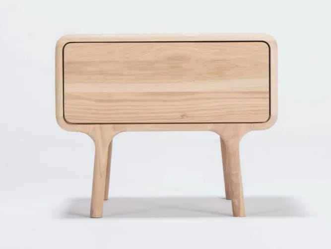 Прямоугольная тумбочка из дуба с ящиками Gazzda Фавн ARCH-00005404