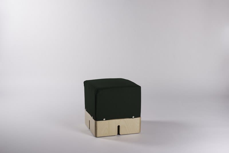 Модульный квадратный пуф из ткани KEIGIO® KEIGIO® 36X36 ARCH-00048151 - Вид №12