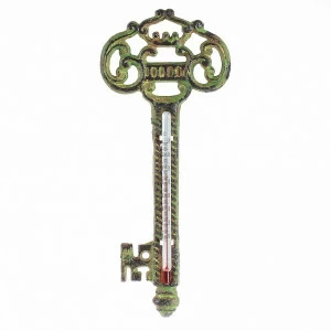 Термометр настенный оливковый "Ключ" TO4ROOMS  212690 Зеленый