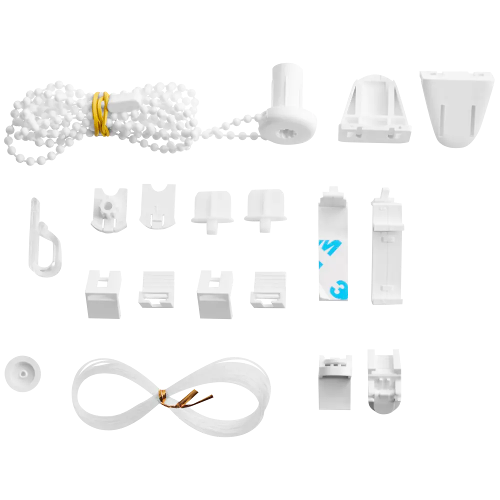 Штора рулонная Inspire Шантунг 40x160 см белая STLM-2035012 - Вид №4