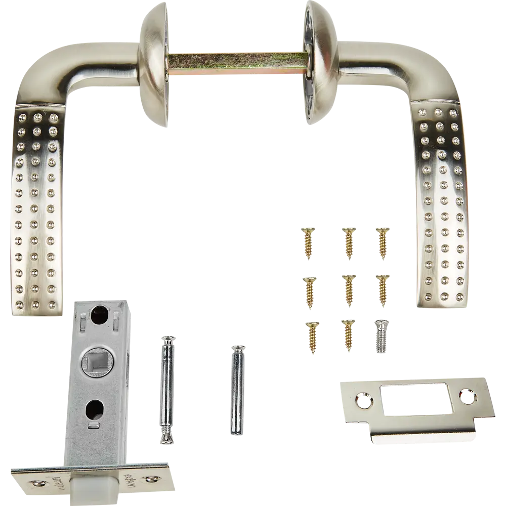 Дверные ручки Edson 10-Z01 без запирания цвет никель STLM-2163152 - Вид №1
