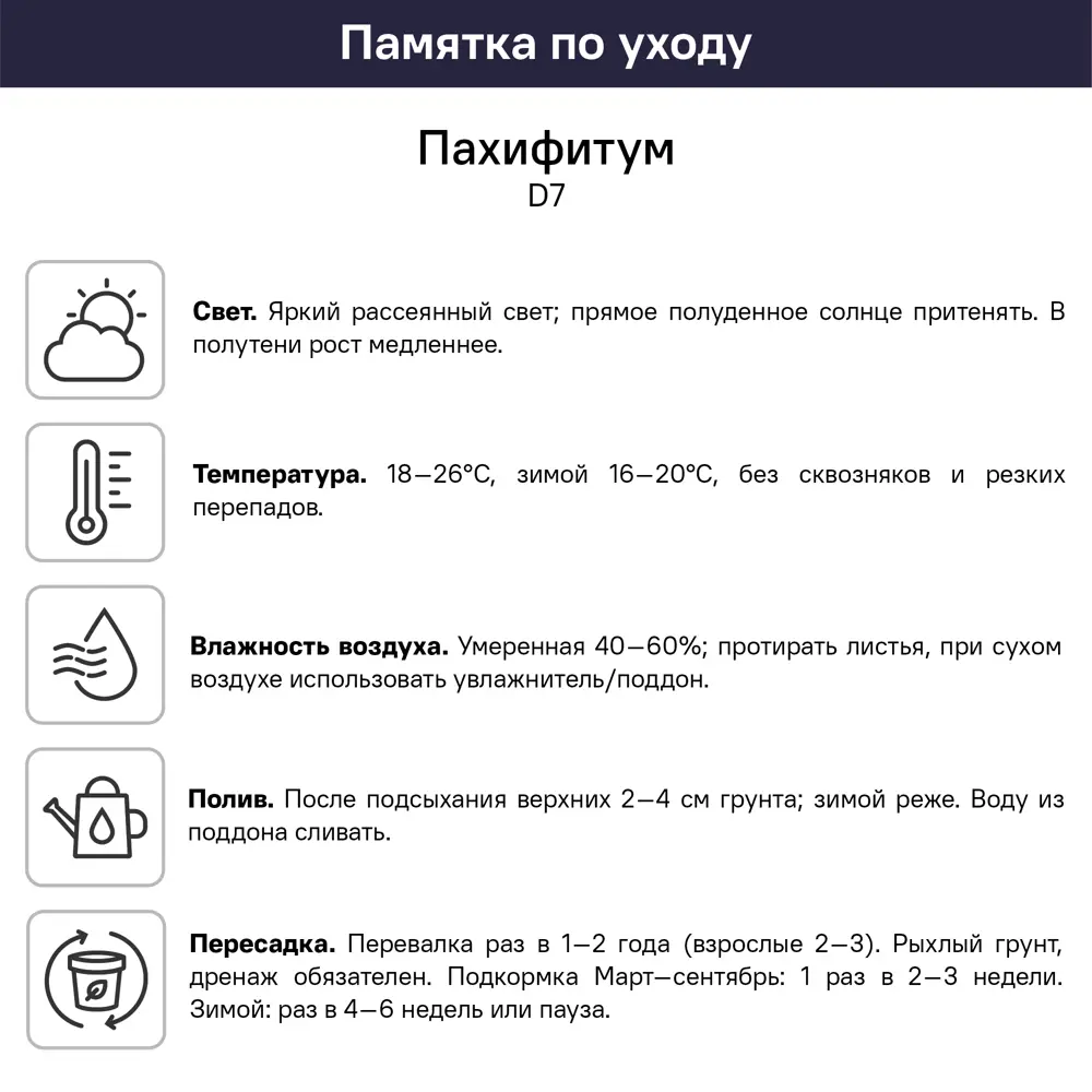 Пахифитум ø7 h4 см 89447755 STLM-2157454 Santreyd  - Вид №3