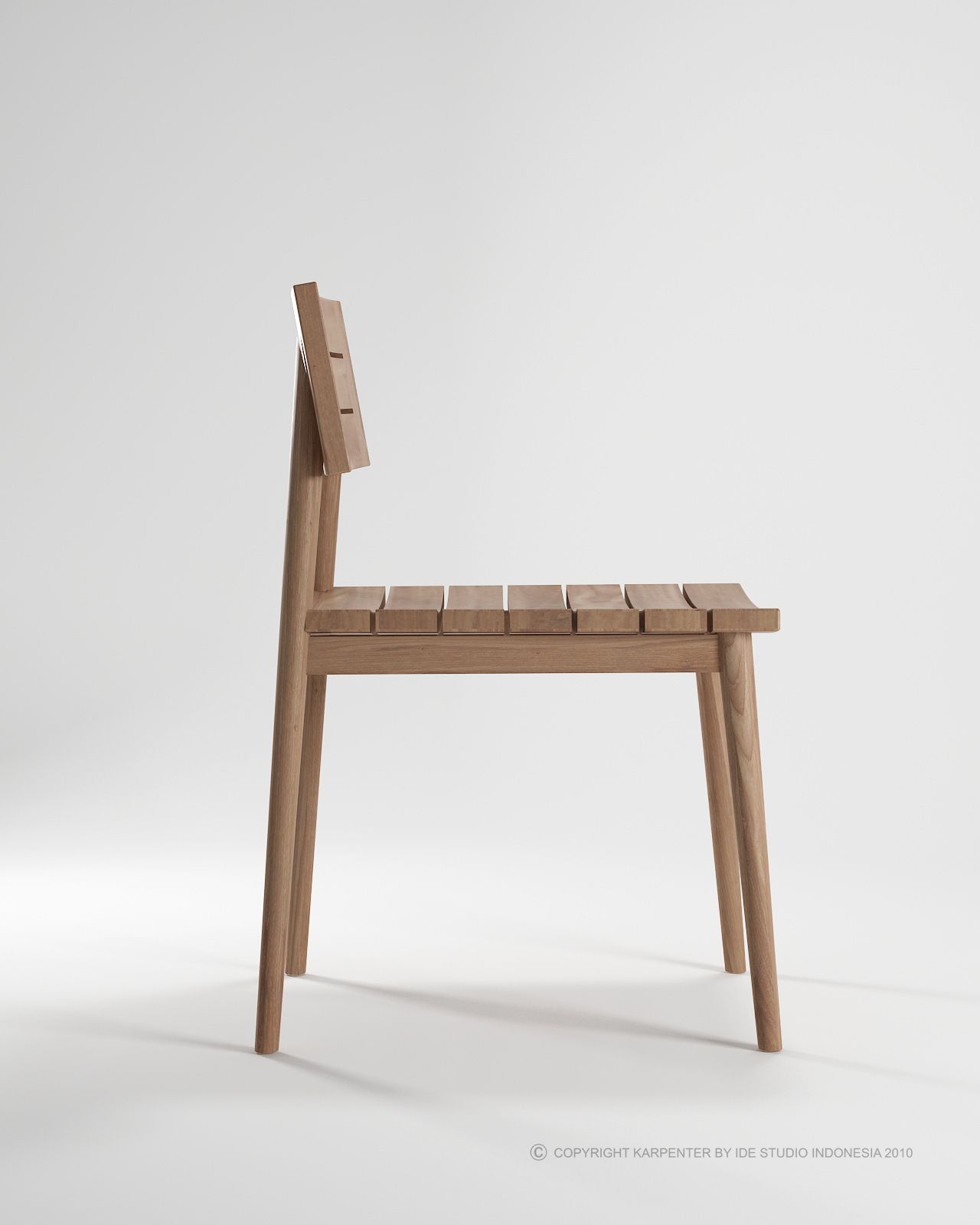 Стул для сада из тикового дерева KARPENTER Винтаж на открытом воздухе ARCH-00028380 - Вид №2