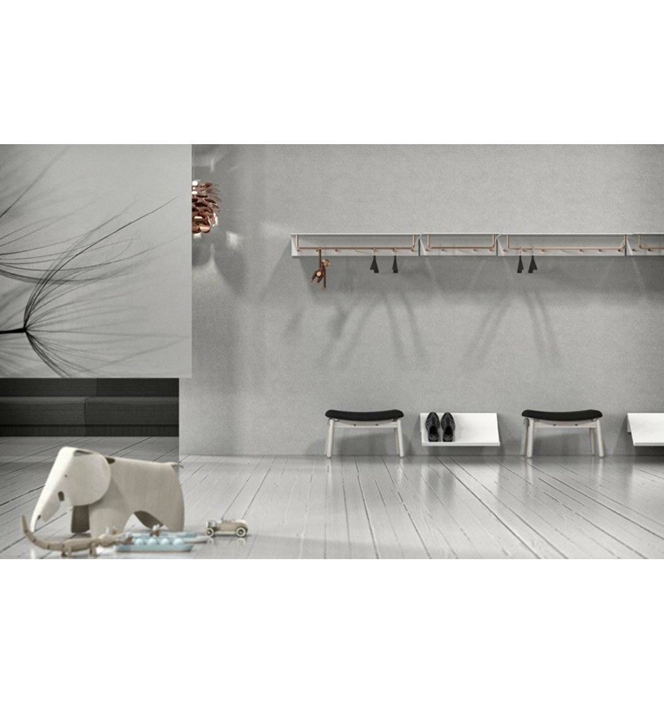 FROST Вешалка для верхней одежды UNU 1000 » белый / медный Алюминий / нержавеющая сталь Белый / медь U4017-CW  - Вид №3