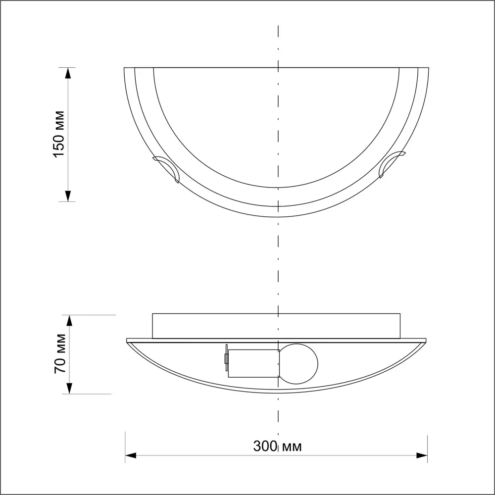 Бра настенное РОССВЕТ Багульник - современный светильник с белым плафоном 89426678 STLM-1570055 - Вид №10
