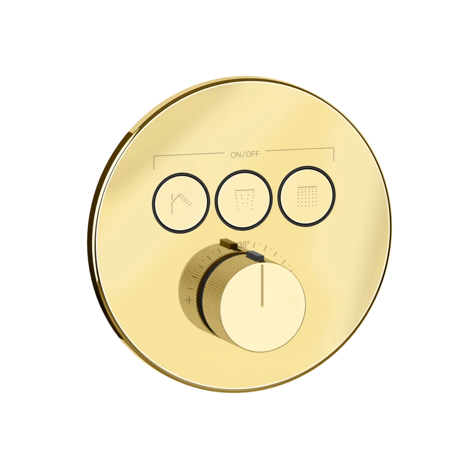 Смеситель для душа 38716 246 Gessi Hi-fi ЗОЛОТОЙ PVD 38716246