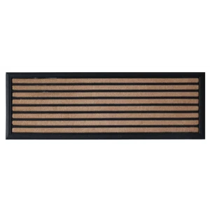 Коврик грязезащитный полиэстер Bali S1 25x75 см цвет бежевый