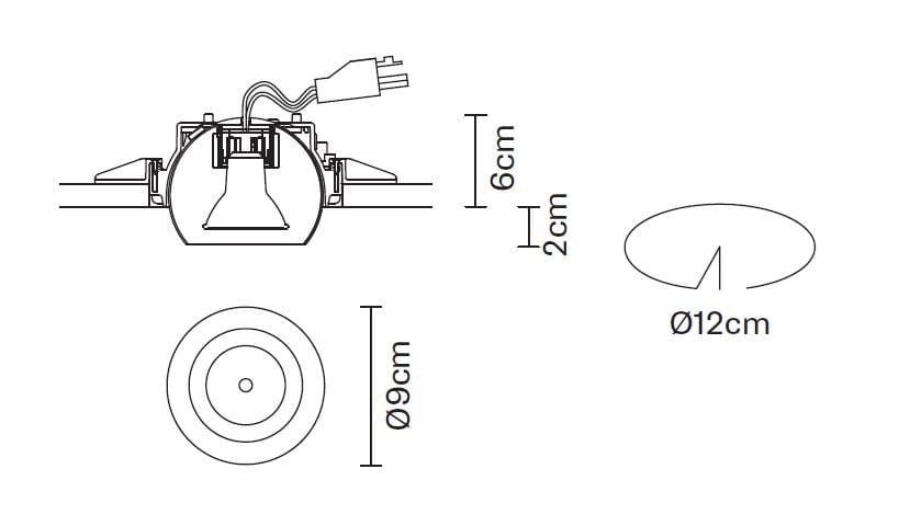 Регулируемый потолочный прожектор Fabbian Tools ARCH-00049227 - Вид №6