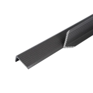 Уголок торцевой для террасной доски T-Decks 35x70x3000 мм ДПК цвет серый