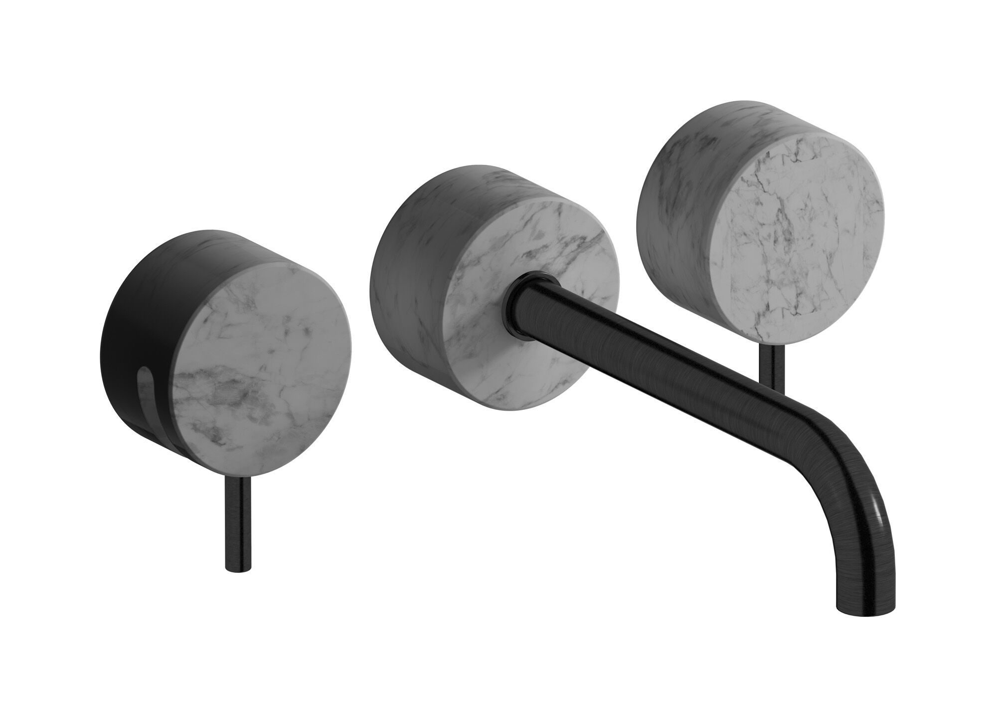 Мраморный настенный смеситель для раковины с 3 отверстиями IB мрамор + мрамор Elle ARCH-00113377 - Вид №4