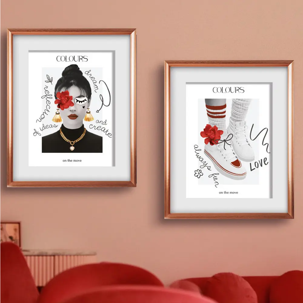 Постер Коллаж 21x29.7 см 2 шт АРТ ДИЗАЙН STLM-2018362